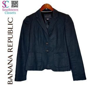 Banana Republic Navy Suit Blazer Jacket 2P. See measurements in comments below.